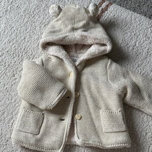 GAP Cream Fleece Baby Jacket